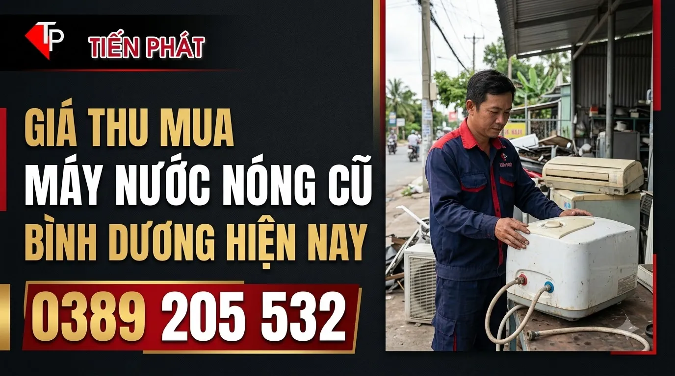 Giá thu mua máy nước nóng cũ Bình Dương