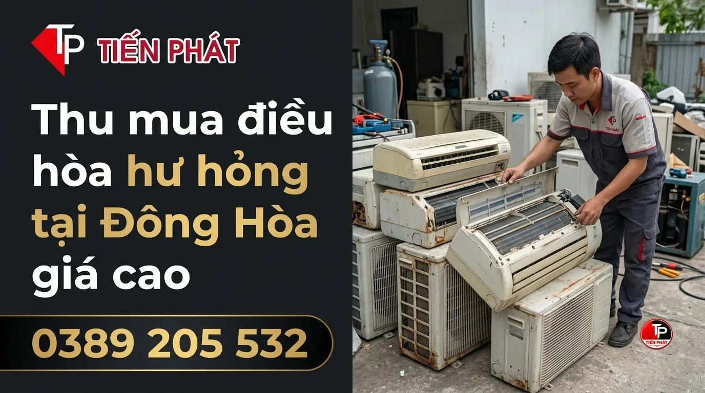 Thu mua điều hòa hư hỏng tại Đông Hòa giá cao