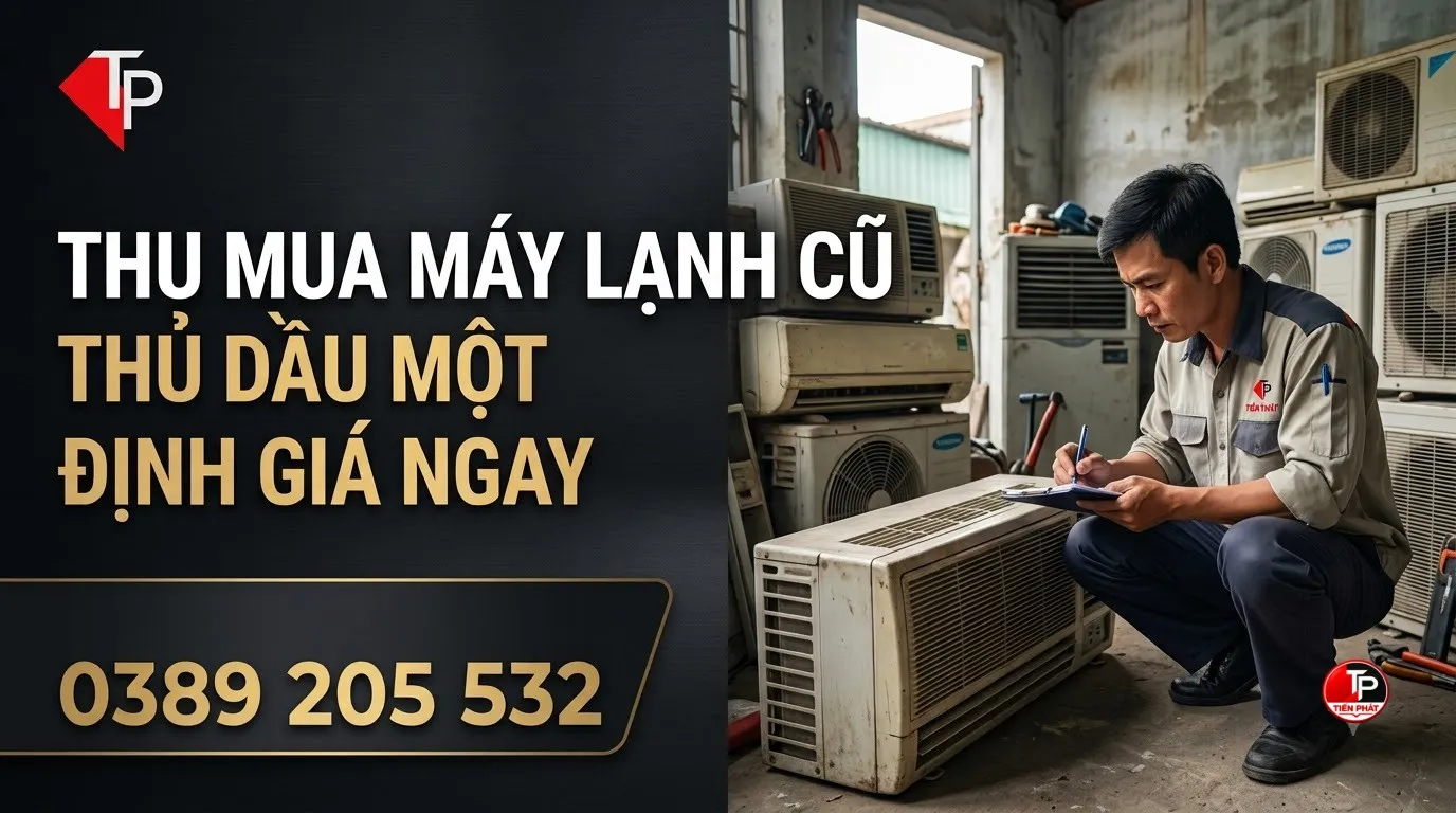 Thu mua máy lạnh cũ Thủ Dầu Một định giá ngay