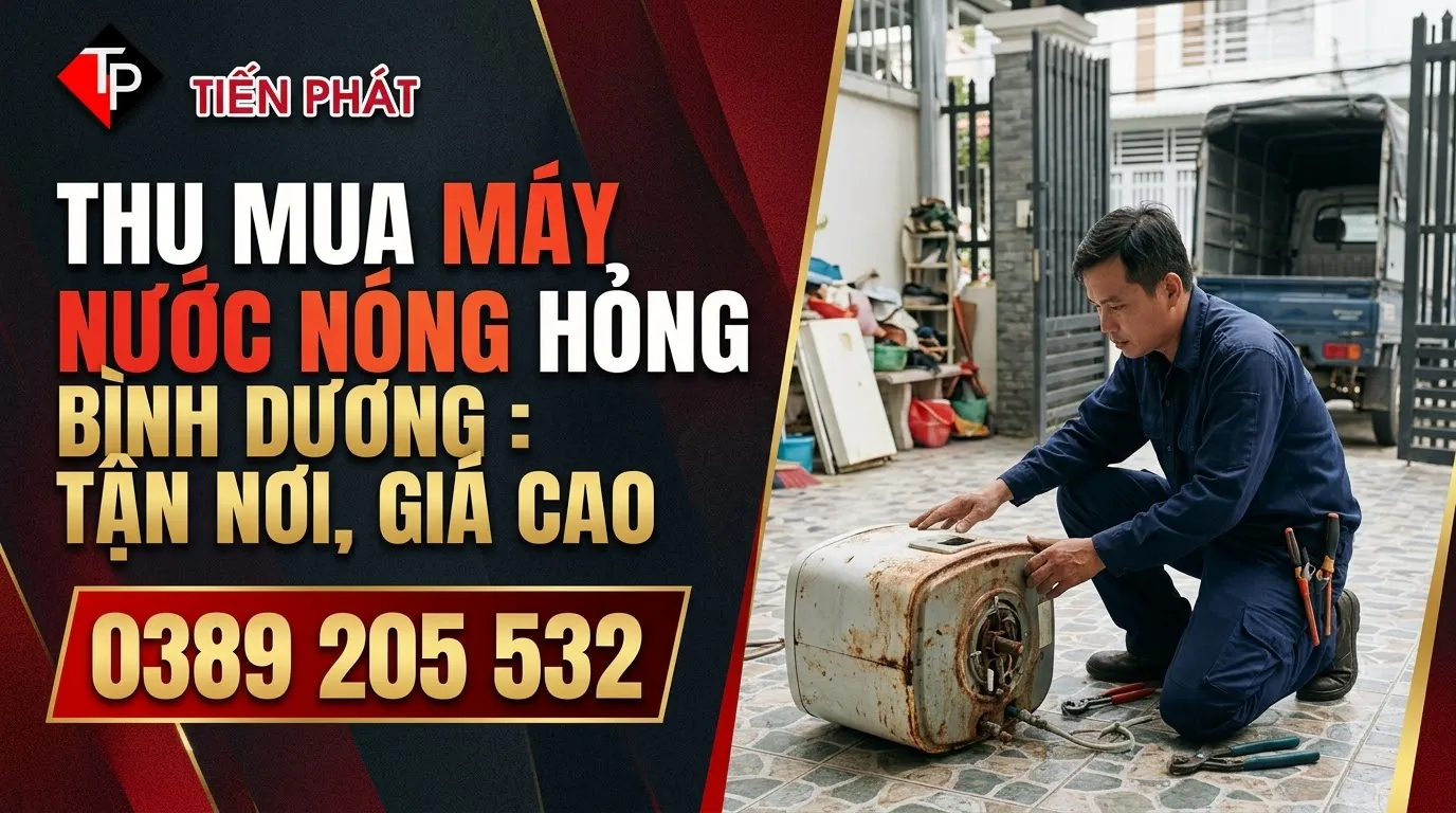 Thu mua máy nước nóng hỏng Bình Dương tận nơi, giá cao